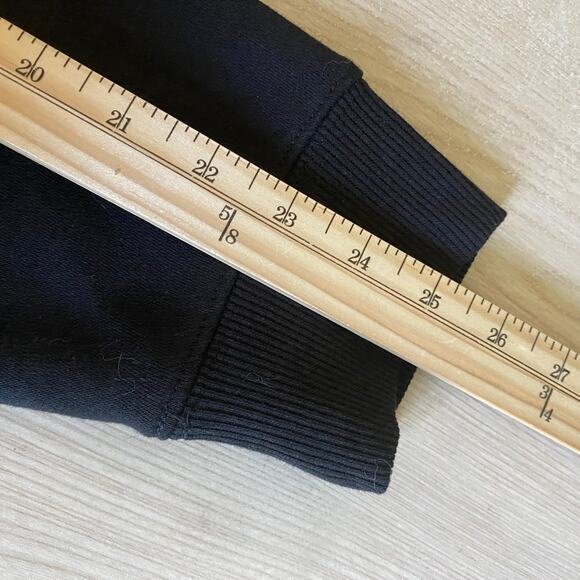 Ed Hardy Men Y2K Spell Out Logo Black Hoodie Sweatshirt Size L Grunge Skater NWT - Picture 9 of 12